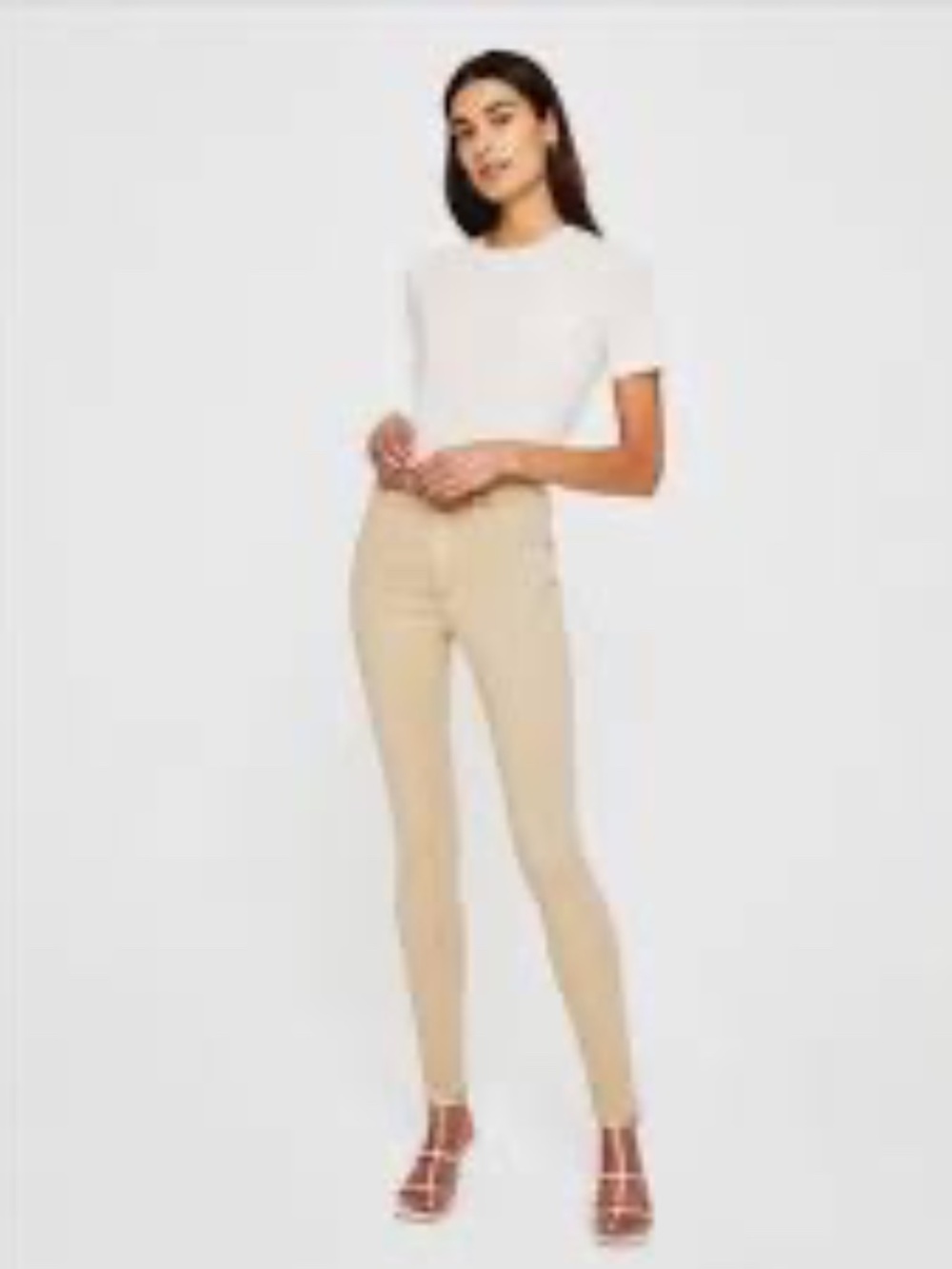 AG Legging Ankle Super Skinny Ankle Tan size 27R
